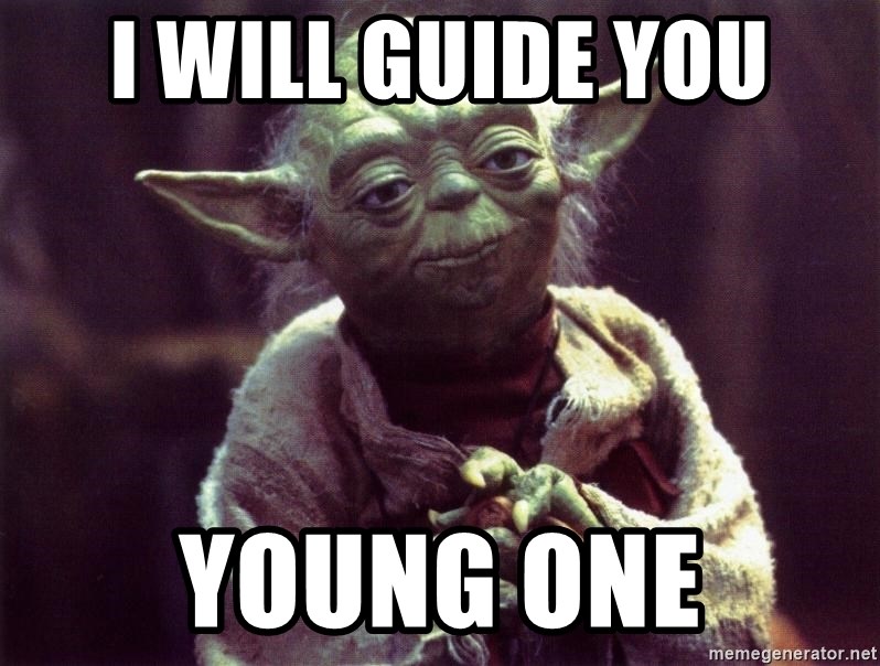 I will guide you young one meme